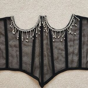Black Jeweled Corset